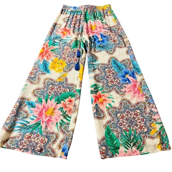 JOHNNY WAS WOMENS COLORFUL YASMN EASY PANT SIZE XS NWT - Picture 1 of 13